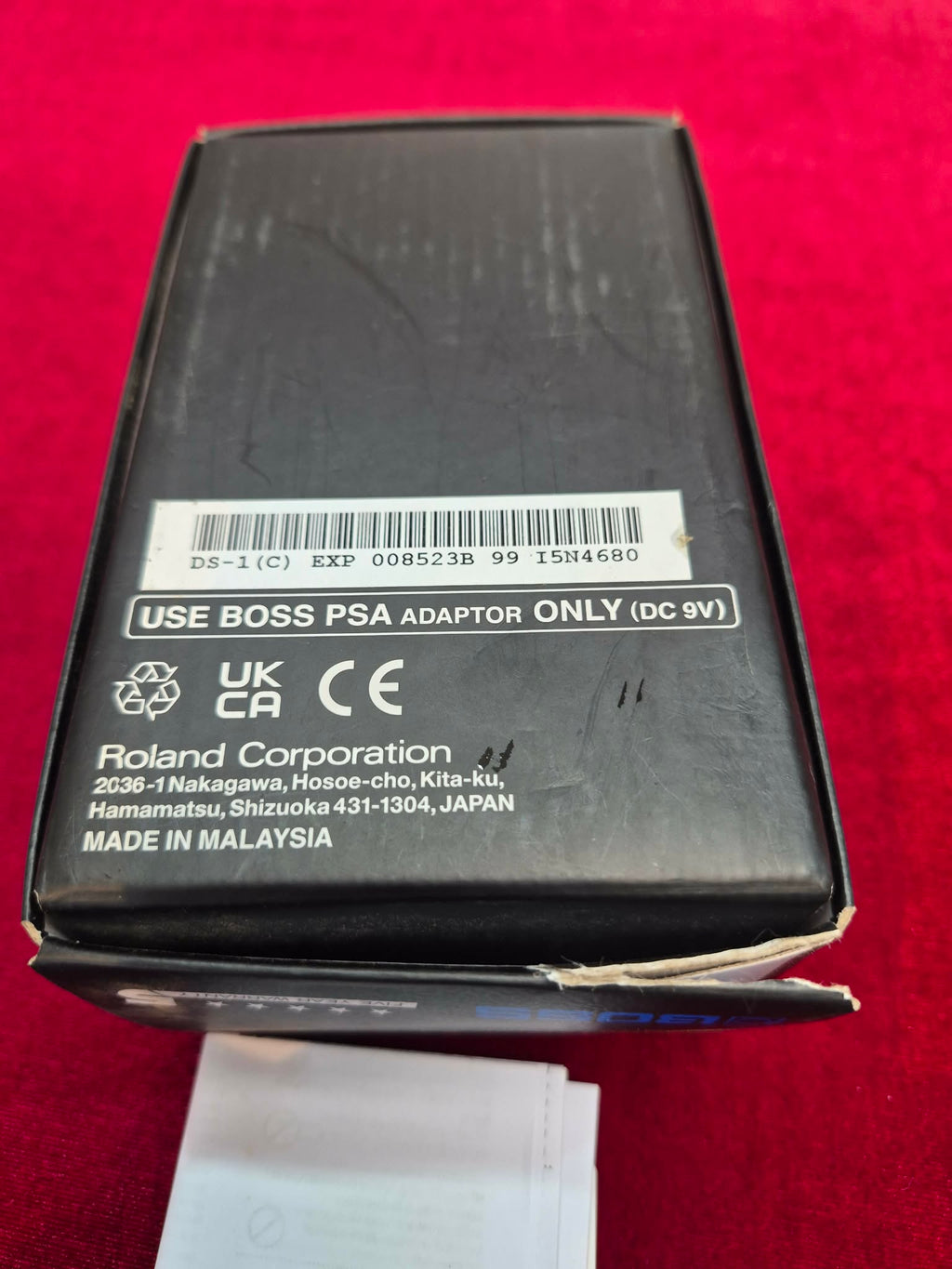 Boss Ds-1 Distortion Pedal with box