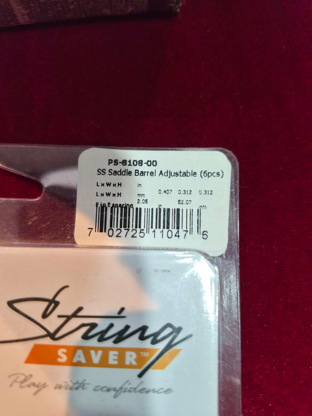 Graphtech String Saver Saddles for Mustang, Jazzmaster Style Guitars -New old stock